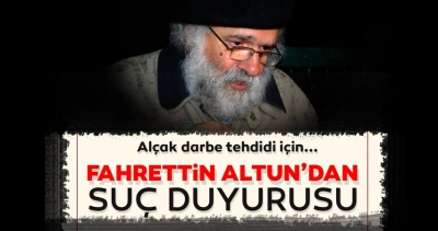 Manisa Habercilik - İletişim Başkanı Altun alçak idam tehdidi için suç duyurusunda bulundu.