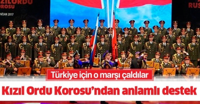 Manisa Habercilik - Kızıl Ordu Korosu'ndan Türkiye'ye pandemide moral desteği.