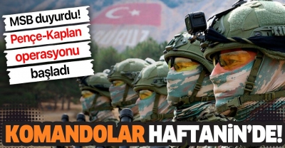 Manisa Habercilik -  Kuzey Irak'a kara harekatı başladı! Komandolar Haftanin'de...