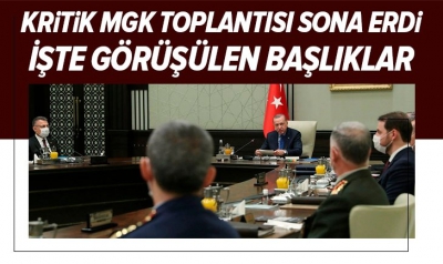 Manisa Habercilik - Külliye'de MGK toplantısı sona erdi.