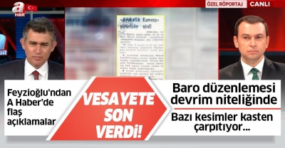 Manisa Habercilik - Metin Feyzioğlu: Barolar düzenlemesi devrim niteliğinde