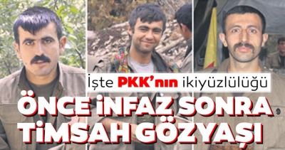 Manisa Habercilik - PKK'dan önce infaz sonra timsah gözyaşı                     