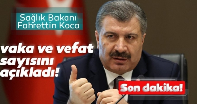 Manisa Habercilik - Sağlık Bakanı Koca Türkiye'deki coronavirüs vaka sayısını açıkladı