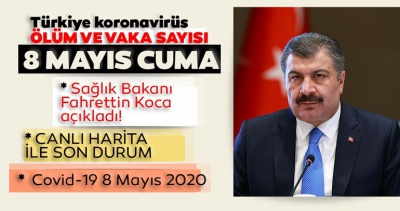 Manisa Habercilik - Sağlık Bakanı Fahrettin Koca koronavirüste vaka sayılarını açıkladı.