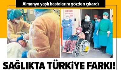   Manisa Habercilik. - Sağlıkta Türkiye farkı! Almanya yaşlı hastalarını gözden çıkardı.               .