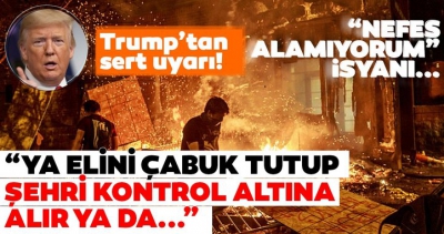 Manisa Habercilik - Trump ateşe benzin döktü: Durun! Yoksa ateş açacağız