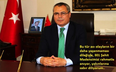 Manisa Habercilik - Vali Deniz’in 13 Mayıs Soma Maden Şehitlerini Anma Mesajı..