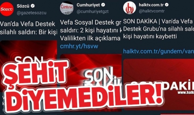Manisa Habercilik - Van'da şehit olan Vefa Sosyal Destek Grubu gönüllüleri için şehit diyemediler.