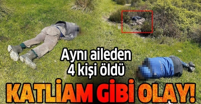 Manisa Salihli'de, Husumetli aileler arasında çıkan kavgada bir aile yok oldu: 4 ölü, 1 yaralı