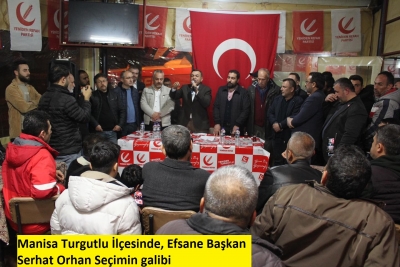 Manisa Turgutlu İlçesinde, Efsane Başkan Serhat Orhan Seçimin galibi gibi görülüyor,