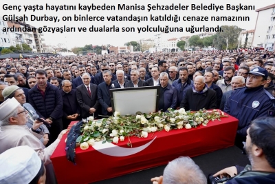 Manisa Yasta: Gülşah Durbay’a Şehzadeler Belediyesi Önünde Gözyaşlarıyla Veda