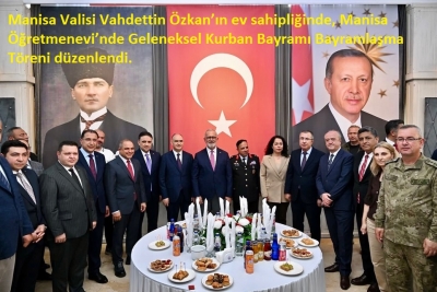 Manisa'da Kurban Bayramı Dolayısıyla Bayramlaşma Töreni Düzenlendi