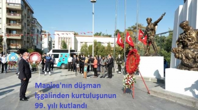 Manisa'nın Düşman İşgalinden Kurtuluşu Törenlerle Kutlandı