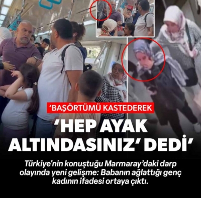 Marmaray'daki kavgada yeni görüntüler ortaya çıktı: Babadan şikayetçi oldu