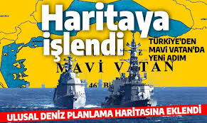 Mavi Vatan'da kritik hamle! Harita UNESCO'nun ulusal Deniz Planlama Haritasına eklendi!