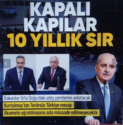 Meclis'te savaş gündemli özel oturum: Tutanaklar 10 yıl sonra yayımlanabilecek