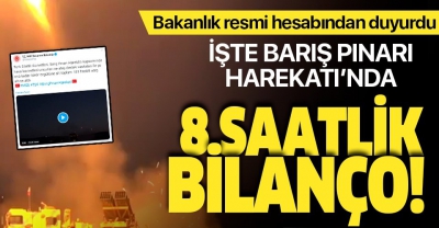 Mehmetçik Fırat'ın doğusuna girdi! 181 hedef vuruldu.