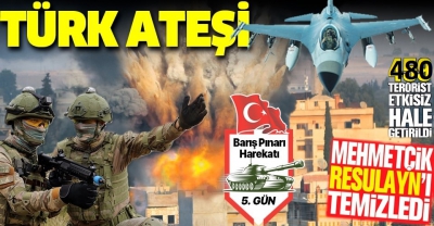  Mehmetçik Resulayn'ı temizledi! 480 terörist etkisiz hale getirildi ..