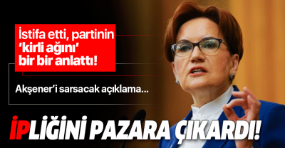 Meral Akşener'i zora sokacak gelişme! Partiden ayrıldı, ABD'yi ifşa etti.