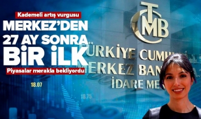 Merkez Bankası politika faizi haziranda yüzde 8,5’ten yüzde 15'e çıktı