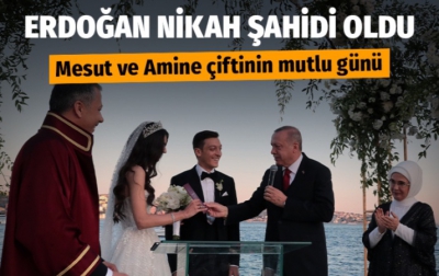 Mesut Özil, Amine Gülşe'yi baba evinden davul-zurnayla çıkardı.