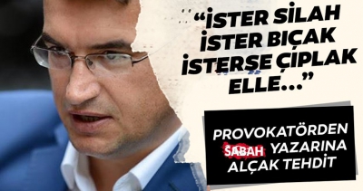 Metin Gürcan'dan Sabah gazetesi yazarı Hasan Basri Yalçın’a tehdit!.