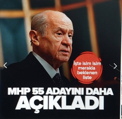 MHP 55 adayını daha açıkladı! İşte isim isim o liste. Manisa Turgutlu, Yunus Oğan