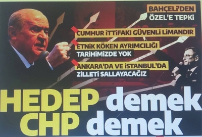 MHP Genel Başkanı Devlet Bahçeli TBMM'de partisinin grup toplantısında açıklamalarda bulundu. CHP Genel Başkanı Özgür Özel'i hedef alan Bahçeli, 