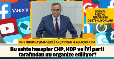 Manisa Habercilik - MHP'den flaş açıklama: Sosyal medya teröründen medet umuyorlar!