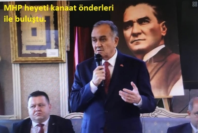 MHP heyeti kanaat önderleri ile buluştu