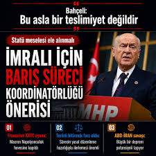 MHP lideri Bahçeli'den teröristbaşı Öcalan için yeni çıkış: Barış Süreci Koordinatörlüğü önerisi
