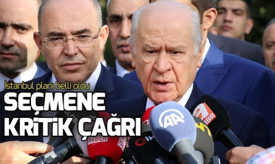 Son dakika: Devlet Bahçeli'den flaş İstanbul açıklaması.
