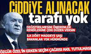 MHP lideri Devlet Bahçeli: İlk dört maddeye şaşı bakanlar yok hükmünde