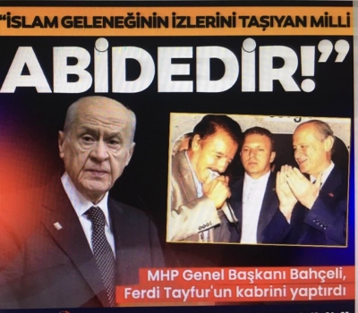 MHP Lideri Devlet Bahçeli, Ferdi Tayfur’un kabrini yaptırdı