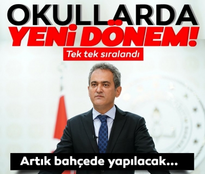 Milli Eğitim Bakanı Mahmut Özer: 6 Eylül'de öğrencilerimizi okullarımızda karşılamaya hazırız