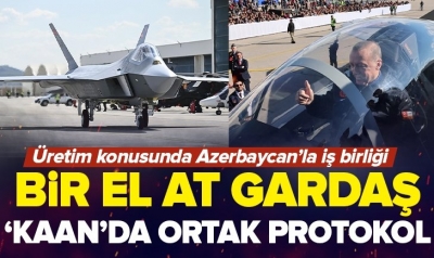 Milli Muharip Uçak Kaan için gardaş Azerbaycan ile iş birliği protokolü! Üretim konusunda birliktelik sağlanacak