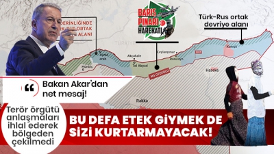 Milli Savunma Bakanı Hulusi Akar: Terör örgütü anlaşmaları ihlal ederek bölgeden çekilmedi..