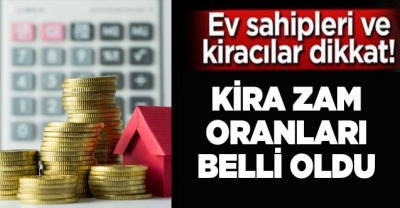 Milyonlarca kiracıyı ilgilendiriyor: Kira zam oranı belli oldu.