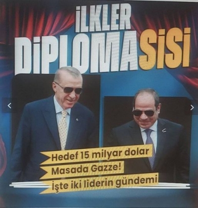 Mısır Cumhurbaşkanı Sisi bugün Türkiye'ye geliyor.