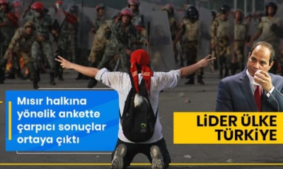 Mısır'da yapılan ankette çarpıcı sonuç: Lider Türkiye
