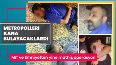 MİT ve Emniyetten ortak operasyon! Bombalı saldırı için gelen teröristler yakalandı.