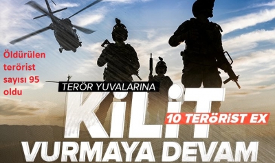 MSB duyurdu! 10 PKK'lı terörist daha etkisiz hale getirildi