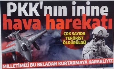 MSB duyurdu... 16 terörist hava harekatı ile etkisiz hale getirildi