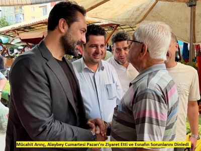 Mücahit Arınç, Pazarcı Esnafıyla Buluştu