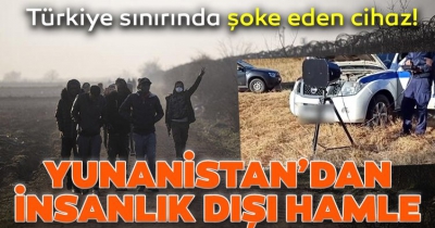 Mültecilere Yunan zulmü! Yunanistan sınıra kulakları sağır edebilecek cihaz yerleştirdi...