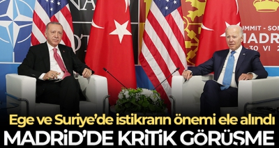 NATO kapsamındaki Erdoğan-Biden görüşmesi sona erdi! İlk açıklama Beyaz Saray'dan