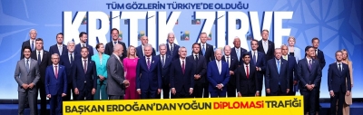 NATO Zirvesi... Erdoğan dünya liderleriyle görüşüyor! NATO'da sürpriz formül