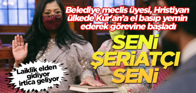 New York Meclis üyesi Hanif görevine Kur'an'a el basarak başladı 