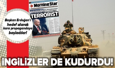 İngiliz de kudurdu! Başkan Erdoğan ve Türkiye’yi hedef alarak kara propaganda yaptılar….