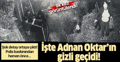 Oktar'ın gizli geçidi ilk kez ortaya çıktı! Böyle kaçmışlar.